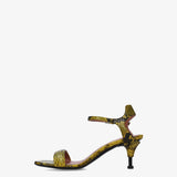 Python print leather sandals