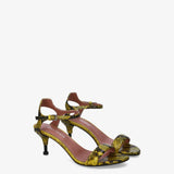 Python print leather sandals