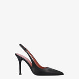 Chanel Parade in Black Canvas with Stiletto Heel