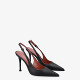 Chanel Parade in Black Canvas with Stiletto Heel
