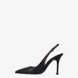 Chanel Parade in Black Canvas with Stiletto Heel