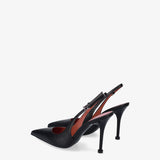 Chanel Parade in Black Canvas with Stiletto Heel