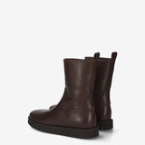 Brown Leather Boots M7100H