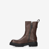 Brown Leather Boots M7113A