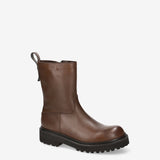 Brown Leather Boots M7113A