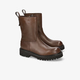 Brown Leather Boots M7113A