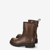 Brown Leather Boots M7113A