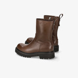 Brown Leather Boots M7113A