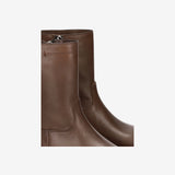 Brown Leather Boots M7113A