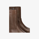 Brown Leather Boots M7113A