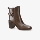 Brown Leather Boots M7120A