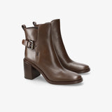 Brown Leather Boots M7120A