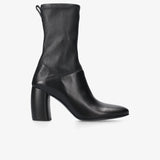 Black Leather Boots M7134PEA