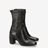 Black Leather Boots M7134PEA