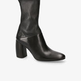 Black Leather Boots M7134PEA