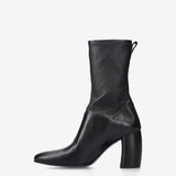 Black Leather Boots M7134PEA