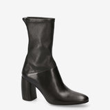 Black Leather Boots M7134PEA