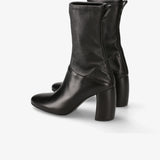 Black Leather Boots M7134PEA