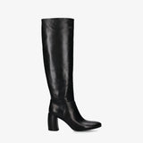Black Leather Boots M7136A