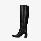 Black Leather Boots M7136A