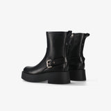 Black Leather Boots M7140A