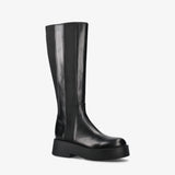 Black Leather Boot M7142A