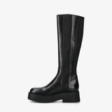 Black Leather Boot M7142A