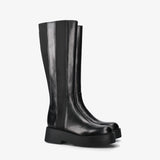 Black Leather Boot M7142A