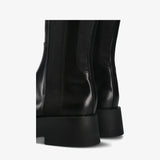 Black Leather Boot M7142A