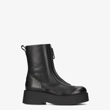 Black Leather Boots M7144A