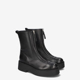 Black Leather Boots M7144A