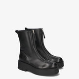 Black Leather Boots M7144A