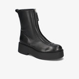 Black Leather Boots M7144A