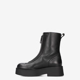 Black Leather Boots M7144A