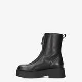 Black Leather Boots M7144A