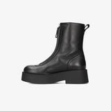 Black Leather Boots M7144A