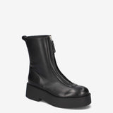 Black Leather Boots M7144A