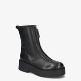 Black Leather Boots M7144A