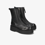 Black Leather Boots M7144A