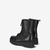Black Leather Boots M7144A