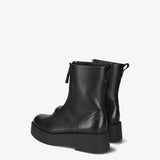 Black Leather Boots M7144A