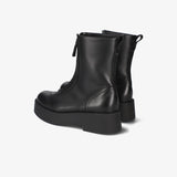 Black Leather Boots M7144A