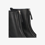 Black Leather Boots M7144A