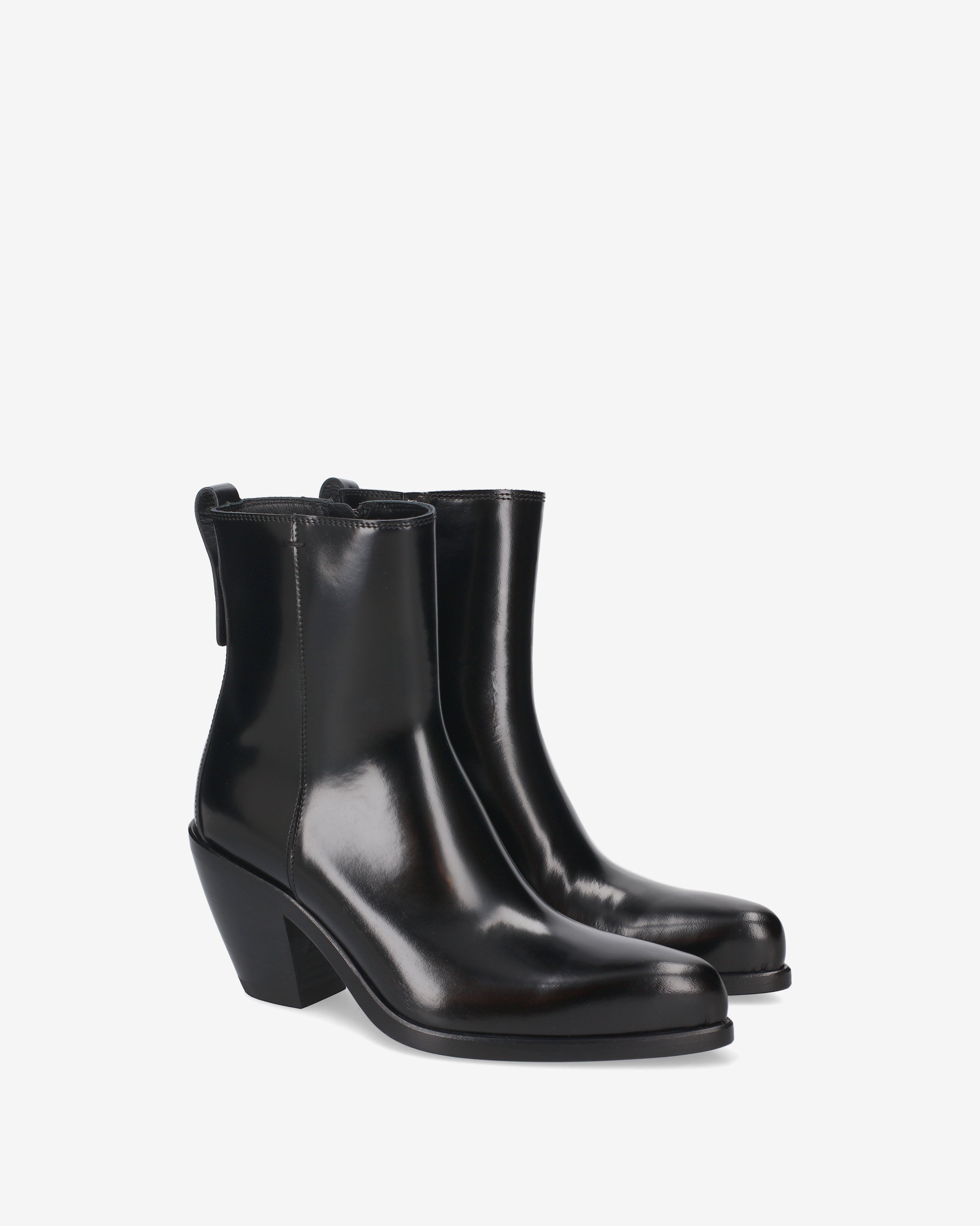 Leather Ankle Boots Black - Premiata