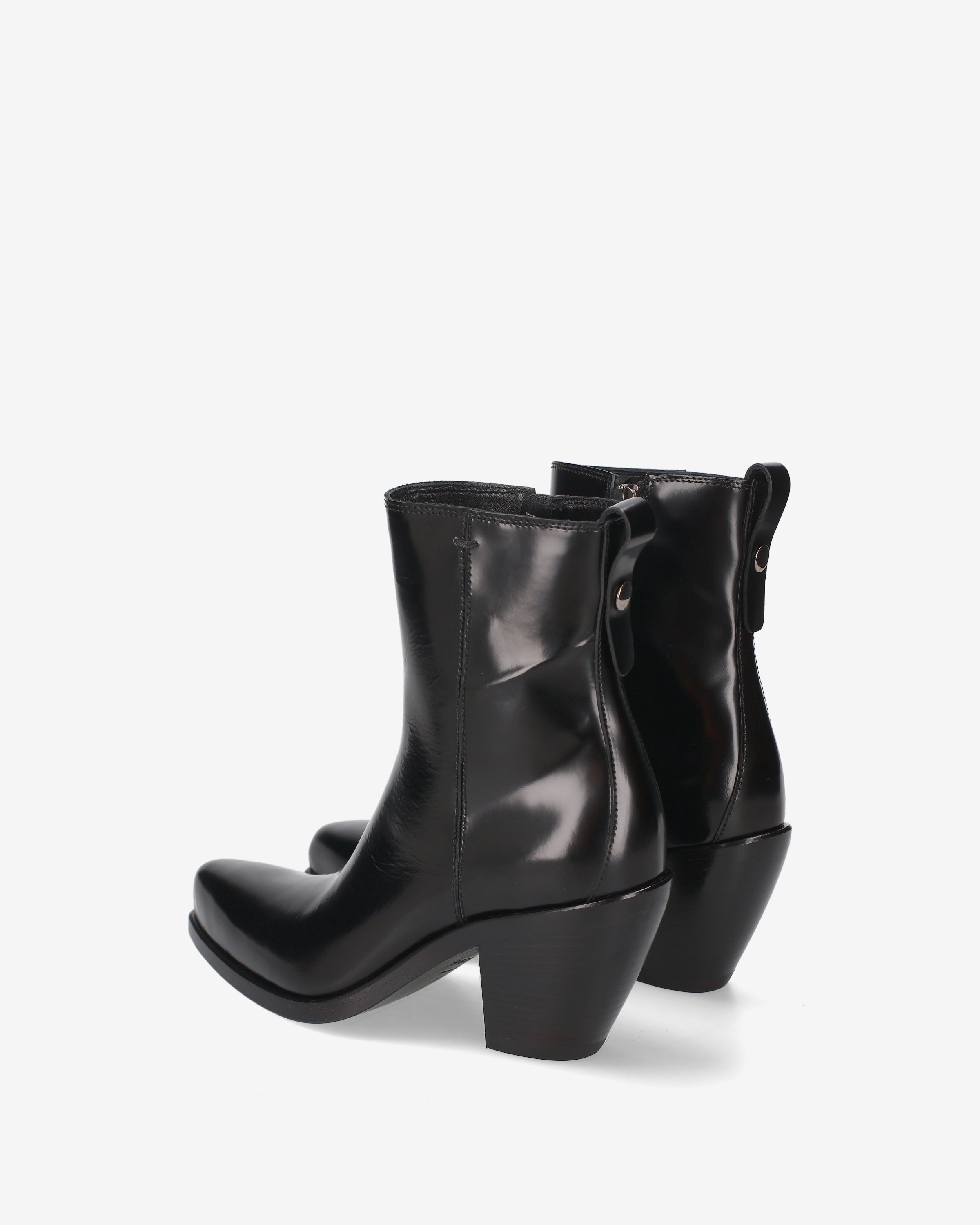 Leather Ankle Boots Black - Premiata