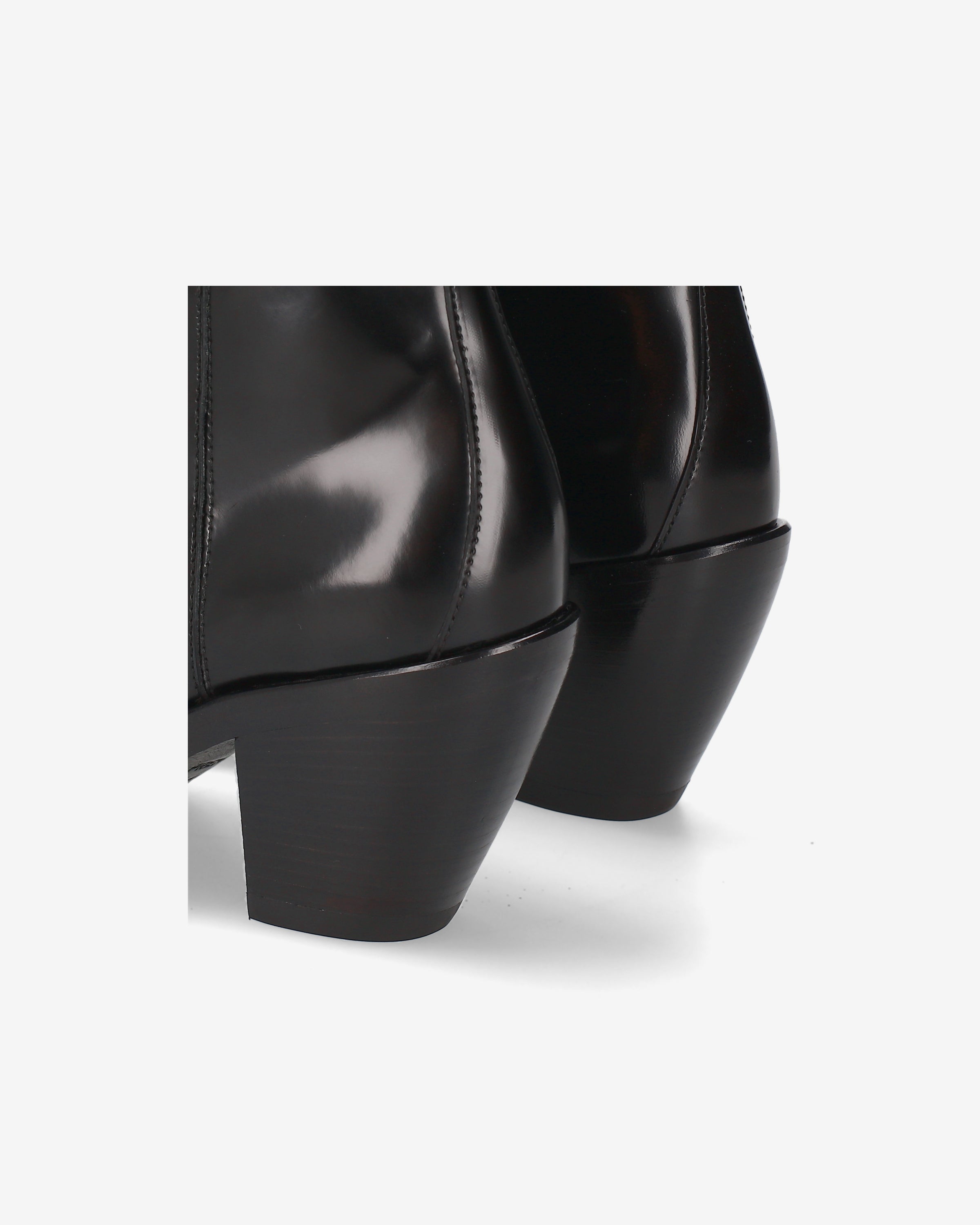 Leather Ankle Boots Black - Premiata
