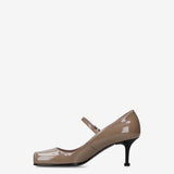 Mary Jane Pumps Taupe M7200G