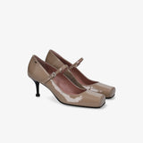 Mary Jane Pumps Taupe M7200G