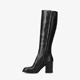 Black Leather Boot M7207A