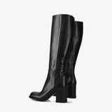 Black Leather Boot M7207A